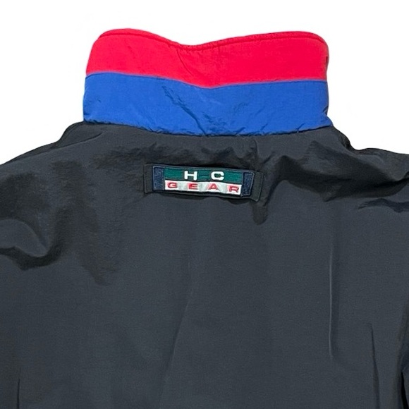 ⭐️ HC Gear Jacket | Racing/Bomber Style | Black with Blue & Red Accents | Medium - Picture 4 of 14